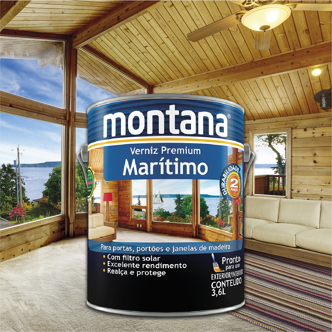 Verniz Premium Marítimo Base Solvente