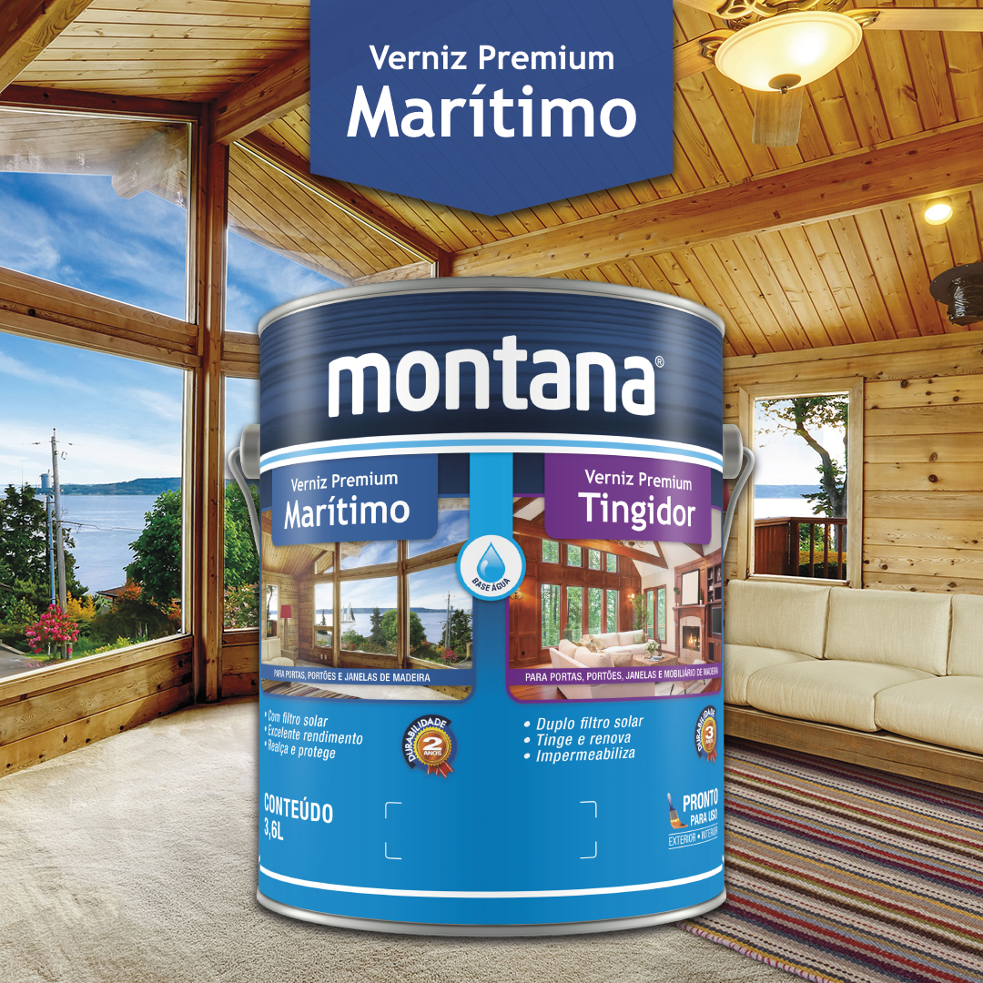 Verniz Premium Marítimo Base Água