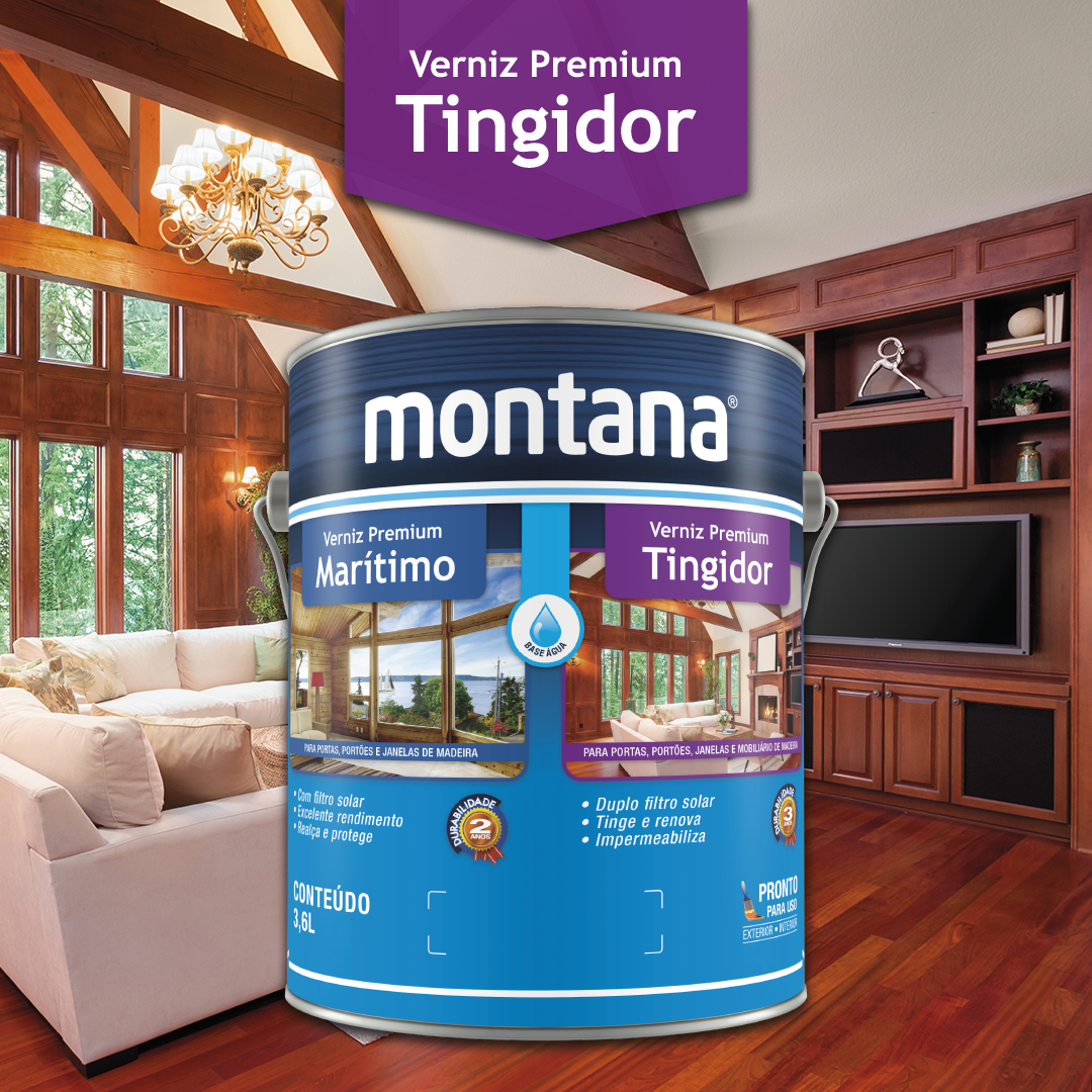 Verniz Premium Tingidor Base Água